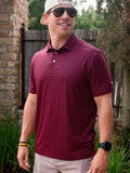 Burlebo Performance Polo - Texas Red & Black