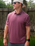 Burlebo Performance Polo - Texas Maroon