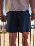 Burlebo Everyday Shorts - Deep Water Navy - Mayan Pocket Deep Water Navy