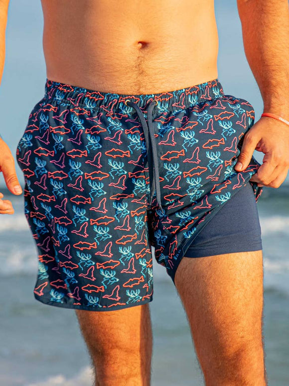 Burlebo Swim Trunks - Neon Outdoors