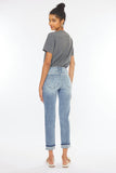 KanCan High Rise with Cuffed Hem Mom Jeans