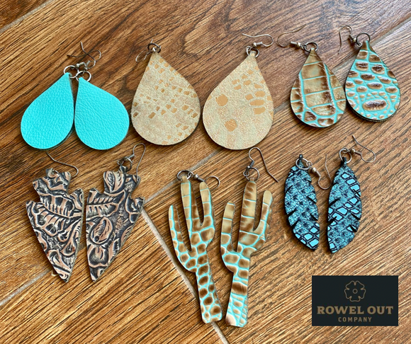 Handmade Leather Earrings