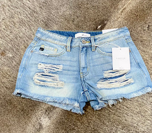 KanCan Mid Rise Boyfriend Shorts